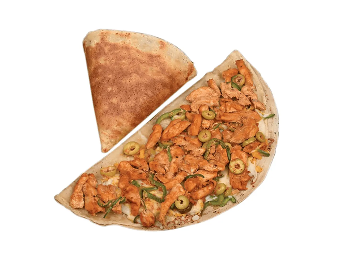 Shish Taouk Crepe On Coal