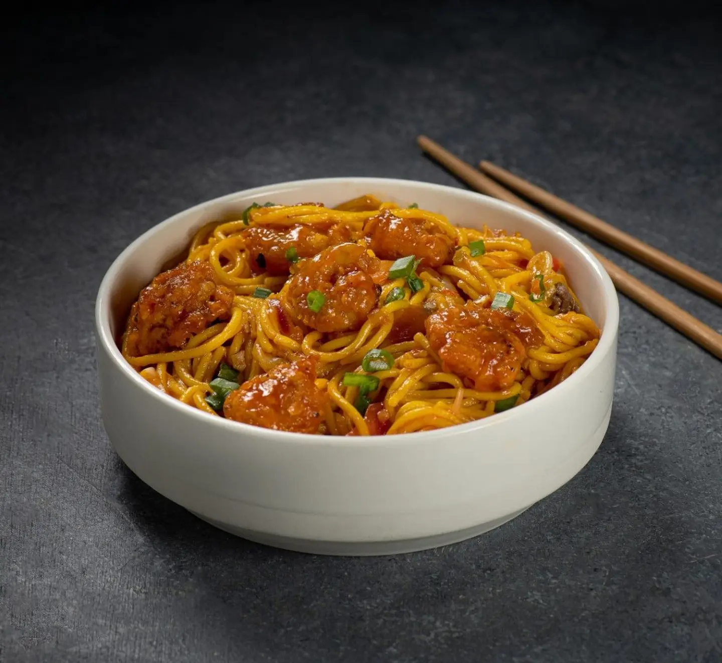 Prawn Schezwan Noodles