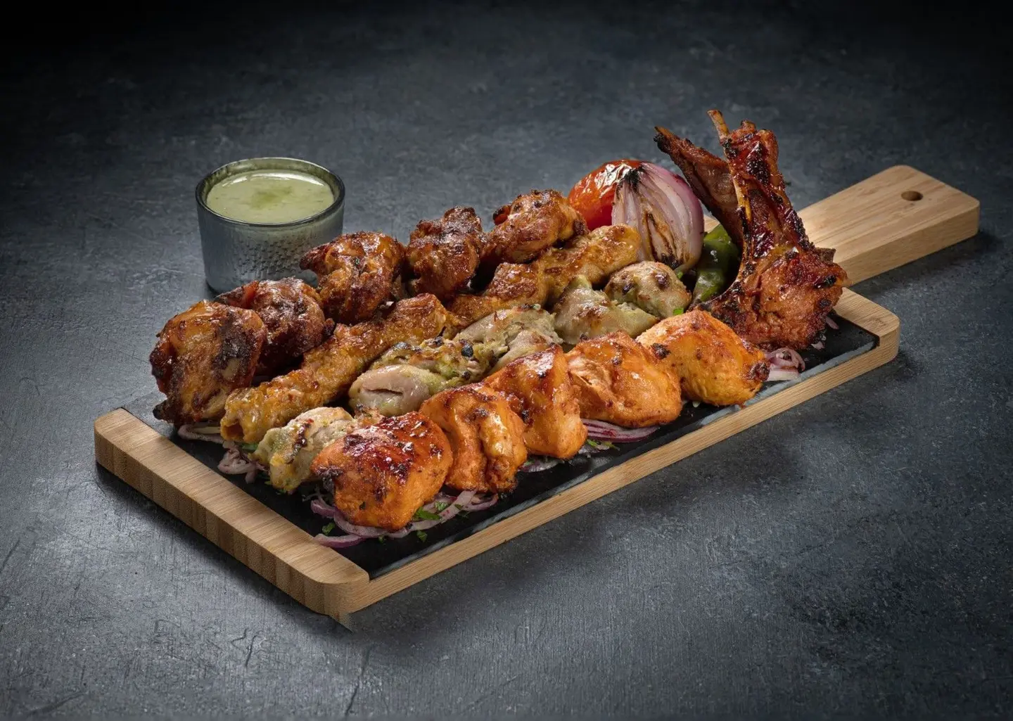 2 Person Mix Kabab W/Chops