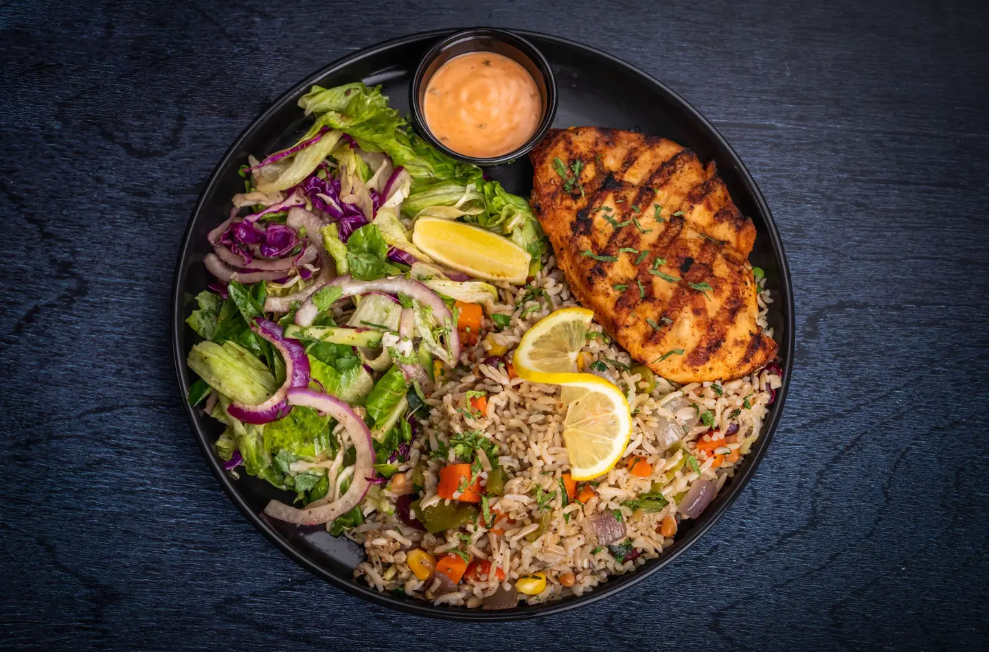Grilled Chicken Rice Bowl