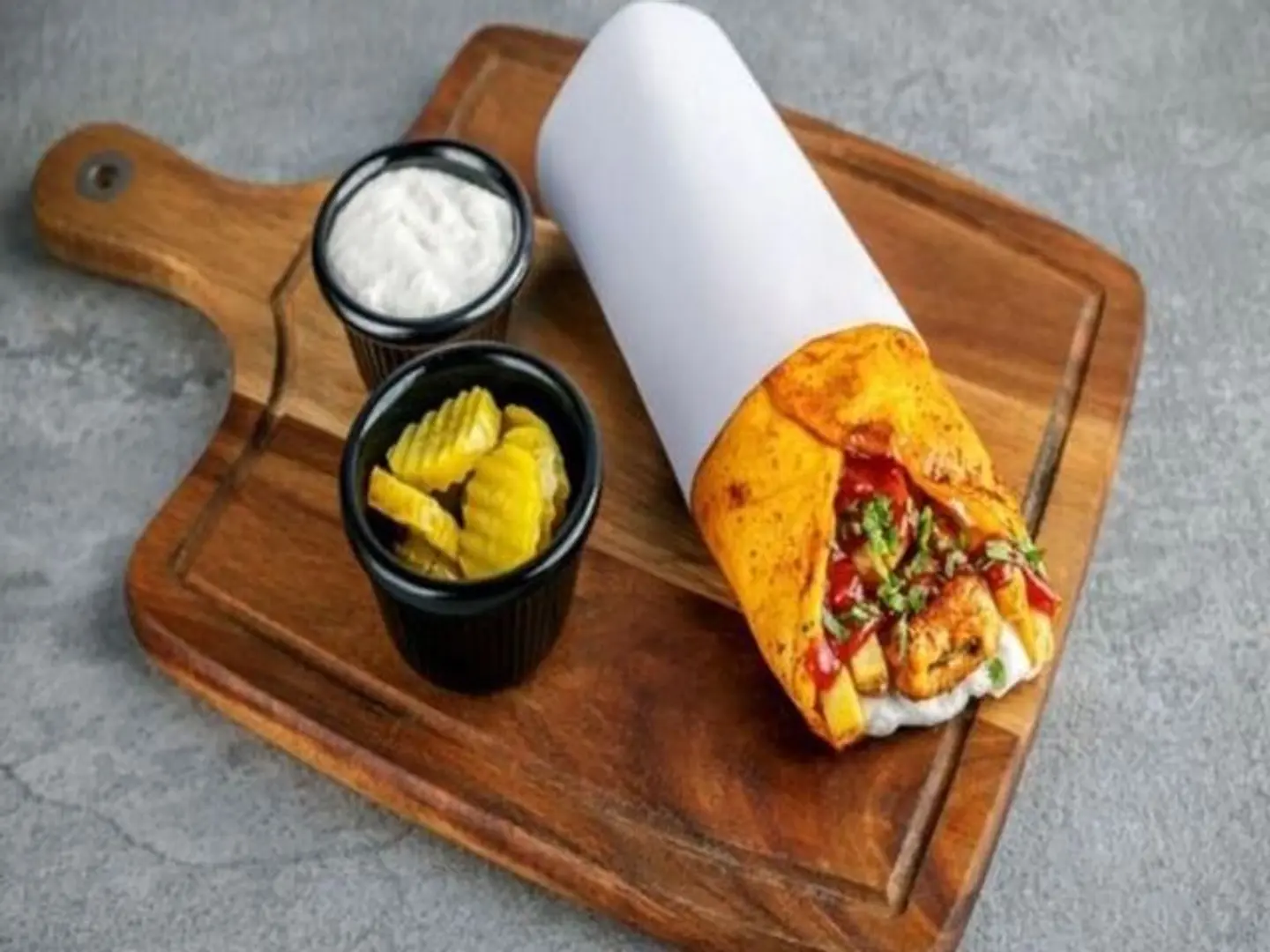Chicken Kabab Sandwich Meal