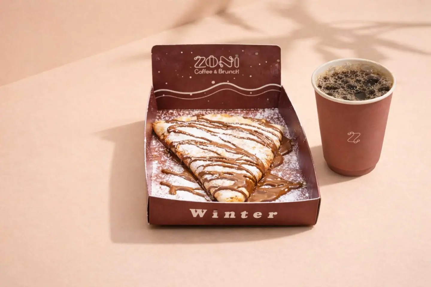 كريب شوكلت مع قهوة اليوم