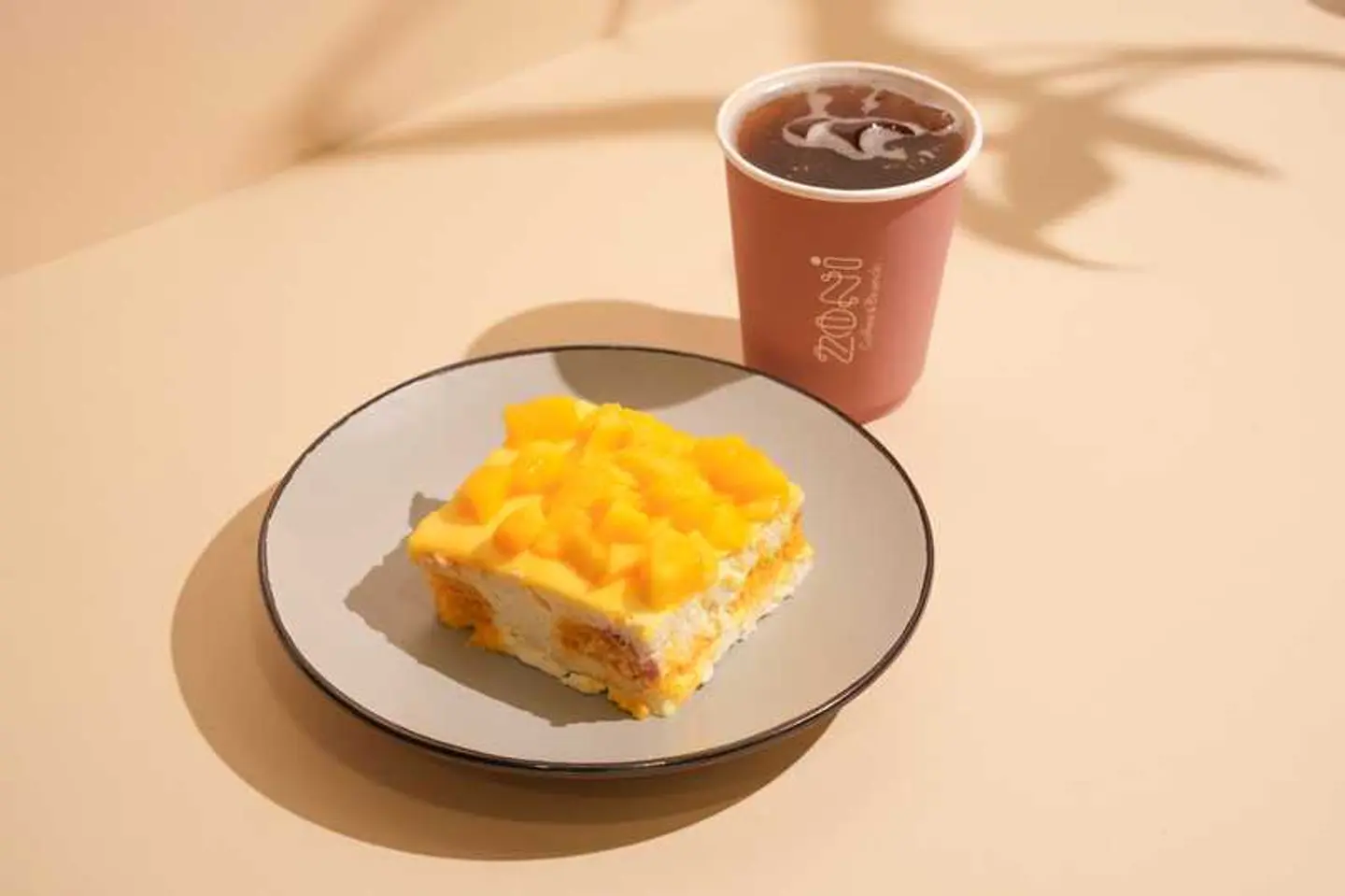 ترافل مانجو مع قهوه اليوم