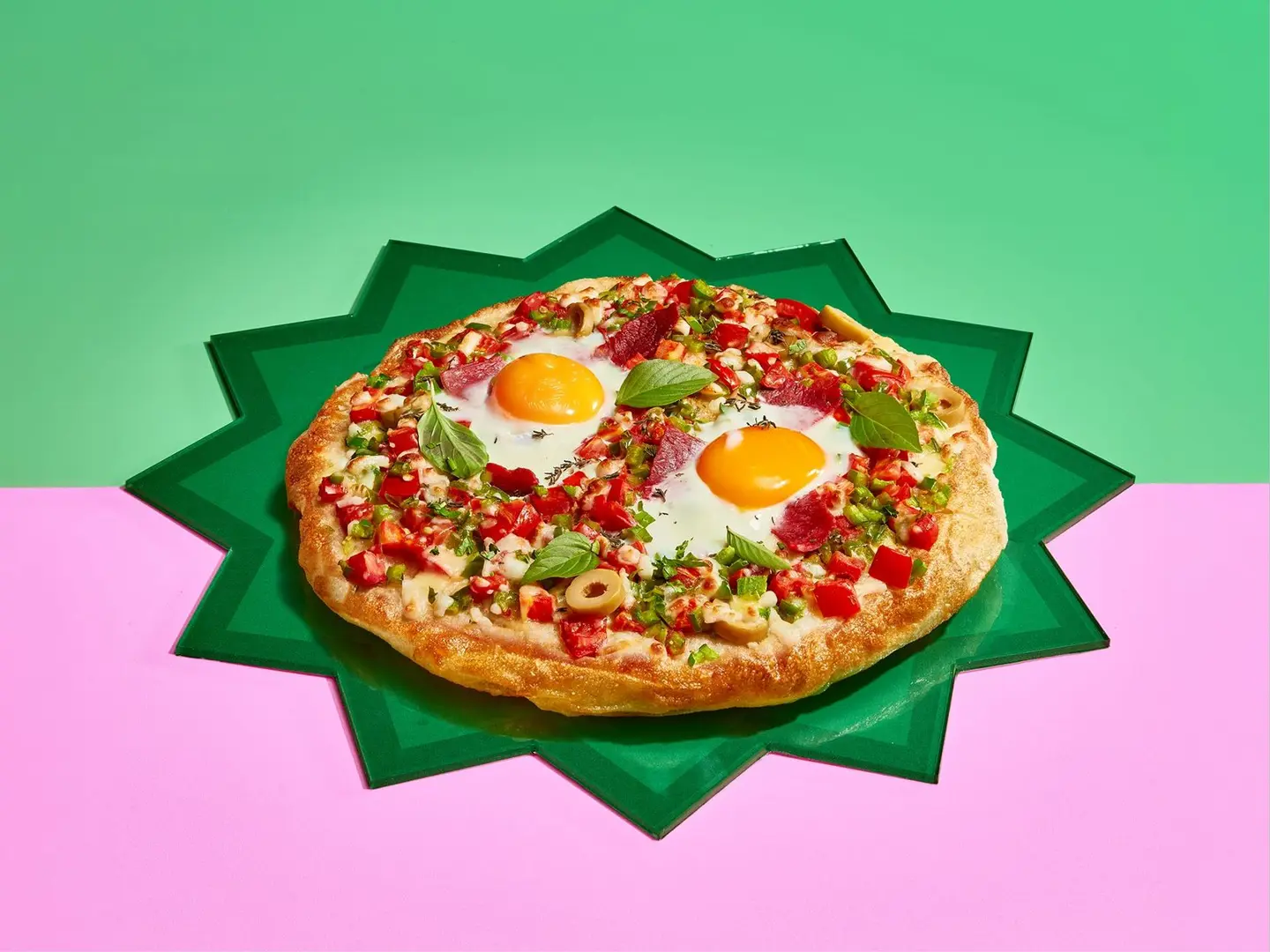 Basterma Eggs Feteer