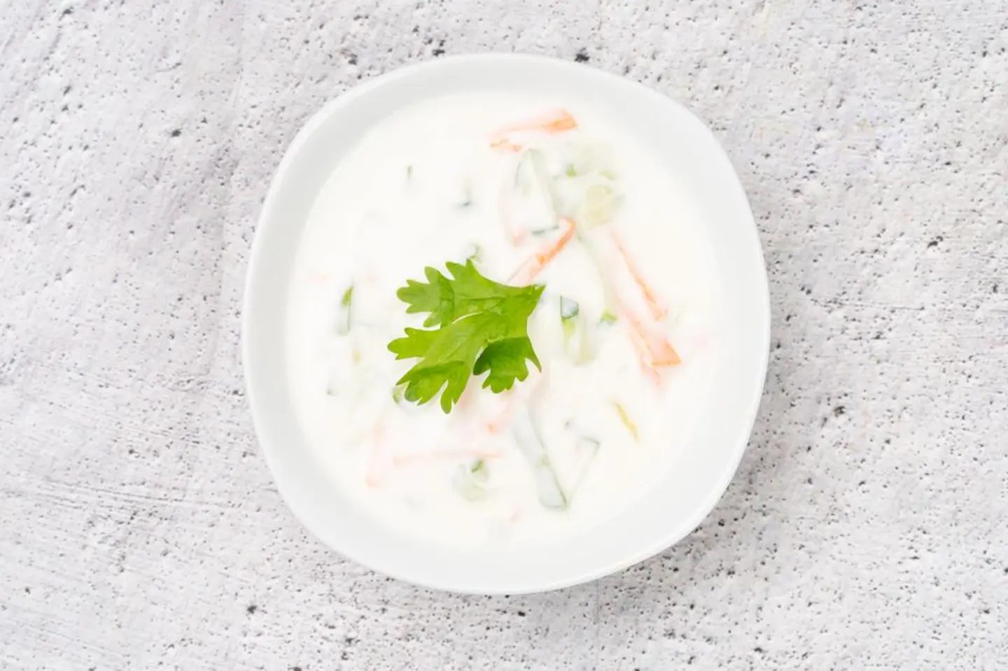 Cucumber Salad With Milk