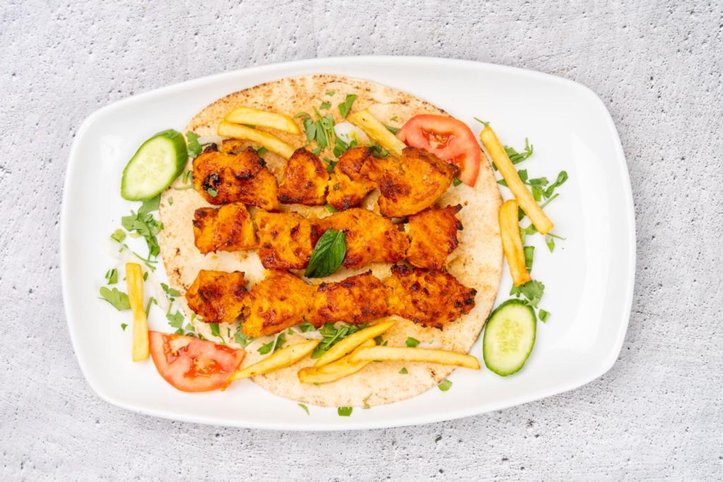 Chicken Shish With Rice