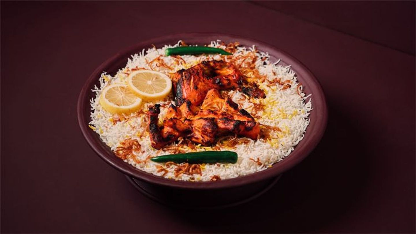 Half Tandoori Chicken White Rice