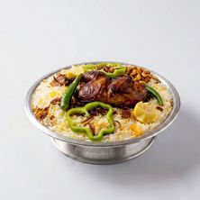 نص دجاج قوزي مع الرز