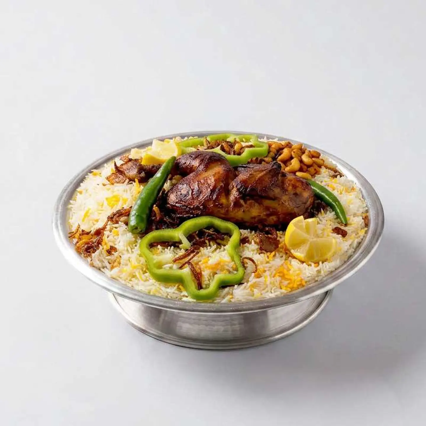 نص دجاج قوزي مع الرز