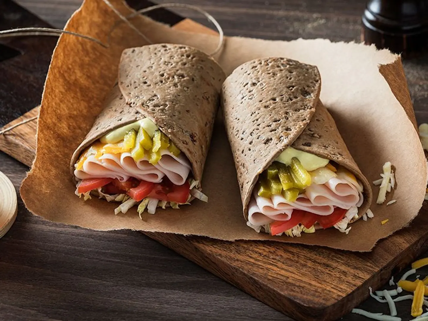 Low Cal Turkey & Cheese In High Protein Dough