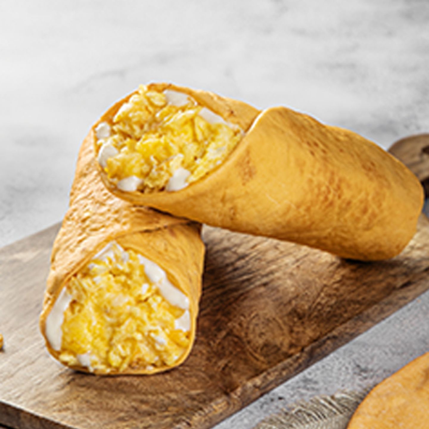 Egg N Cheese In Potato Dough