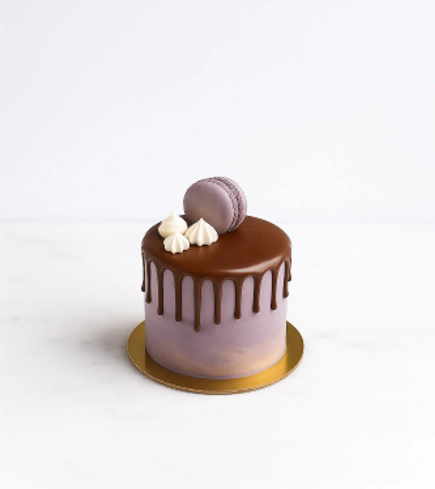 Purple Macaron Cake