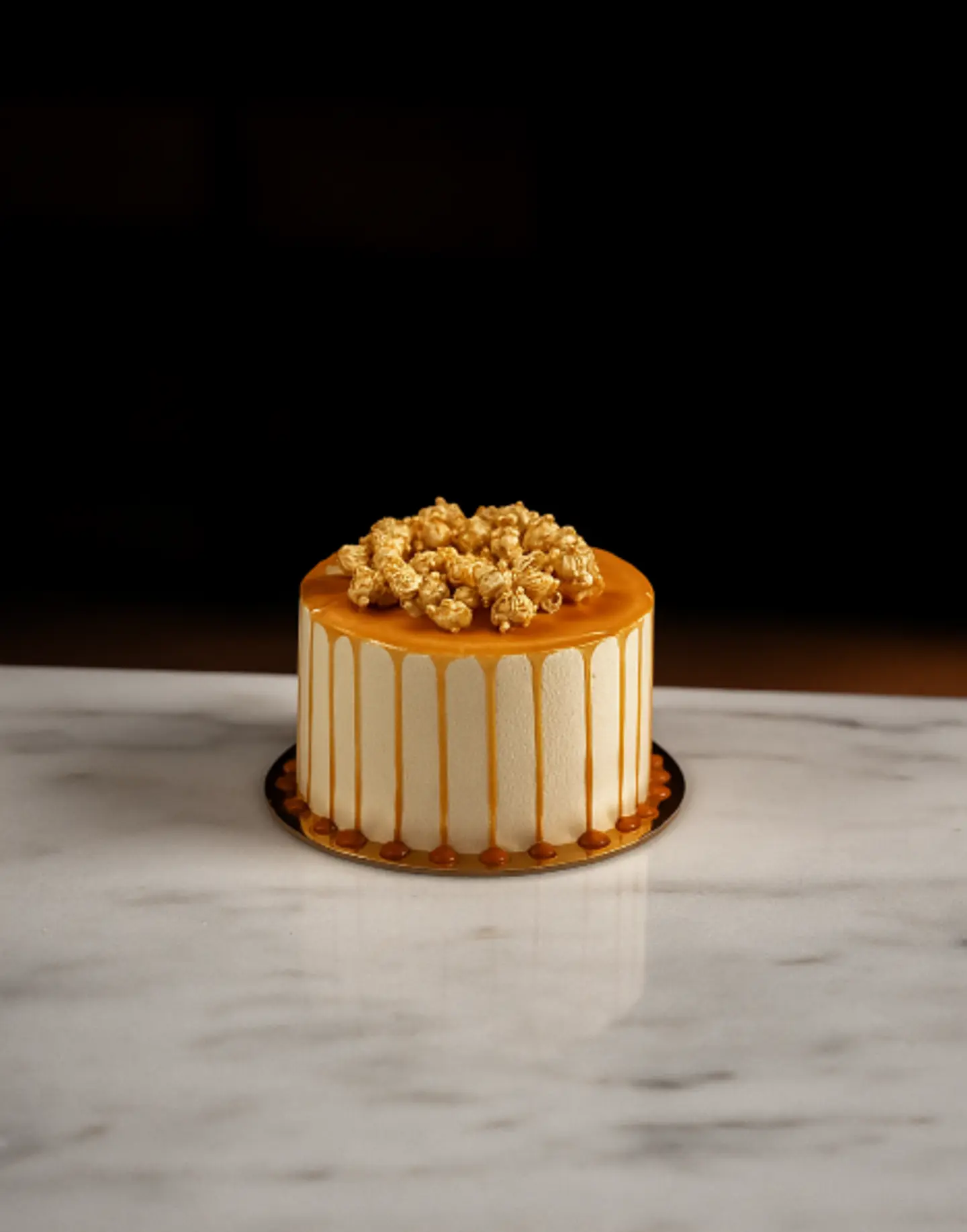Caramel Popcorn Cake