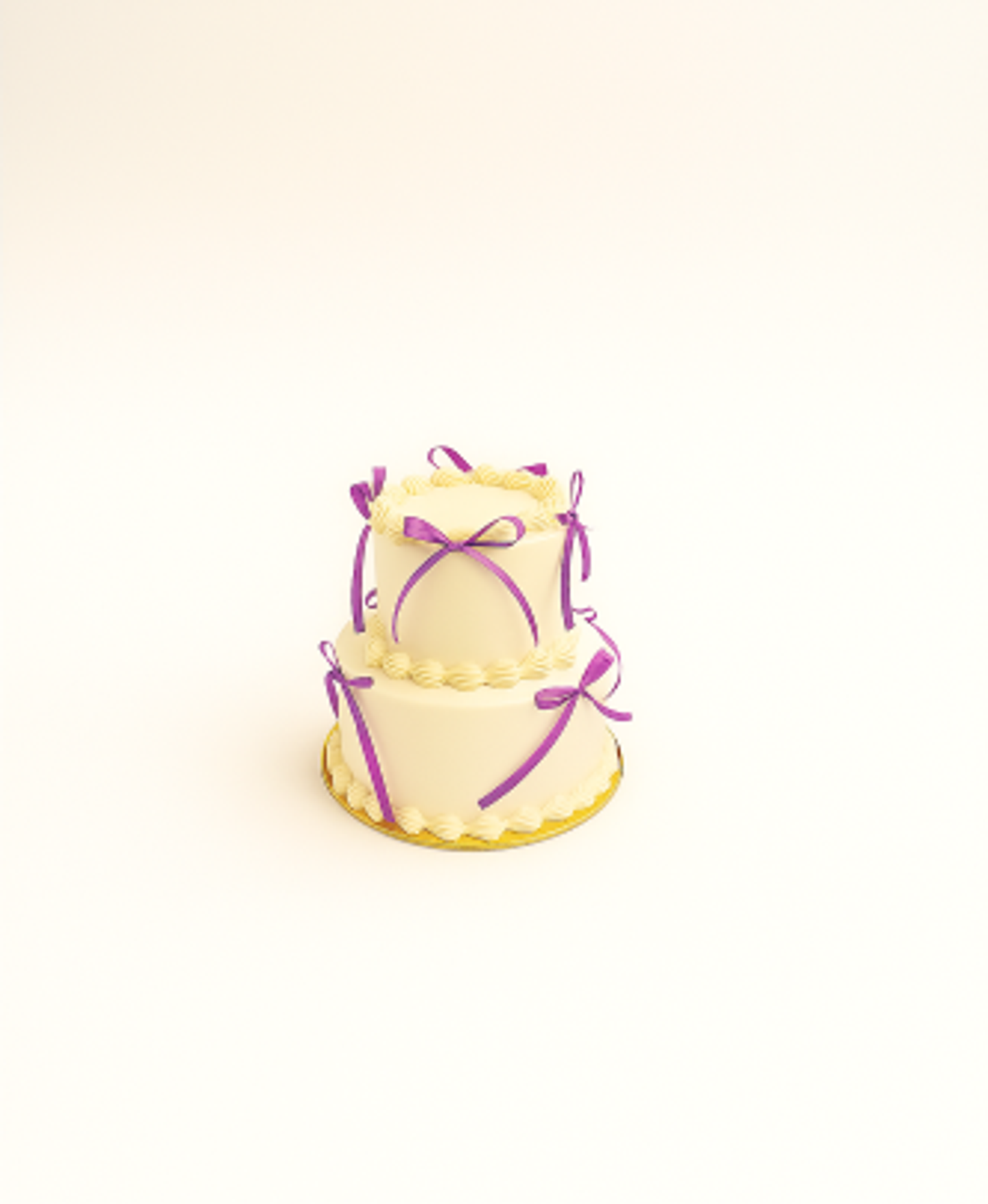 Large White Double Cake