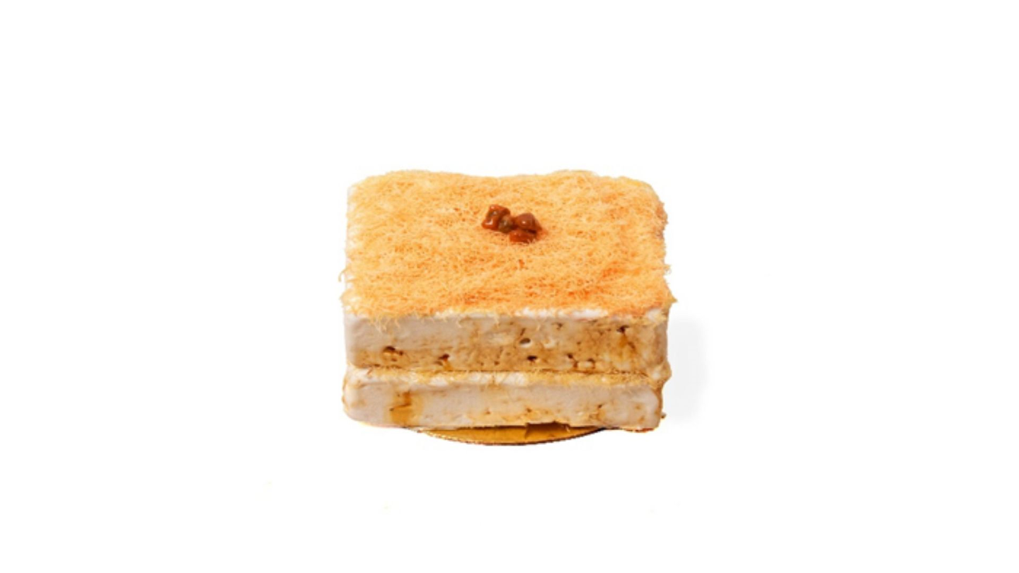 كيكة ايسكريم بالمستكة ( طبقتين )