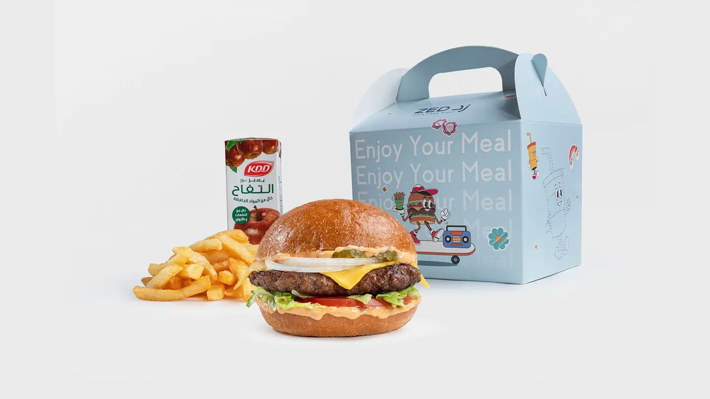 وجبة اطفال لحم