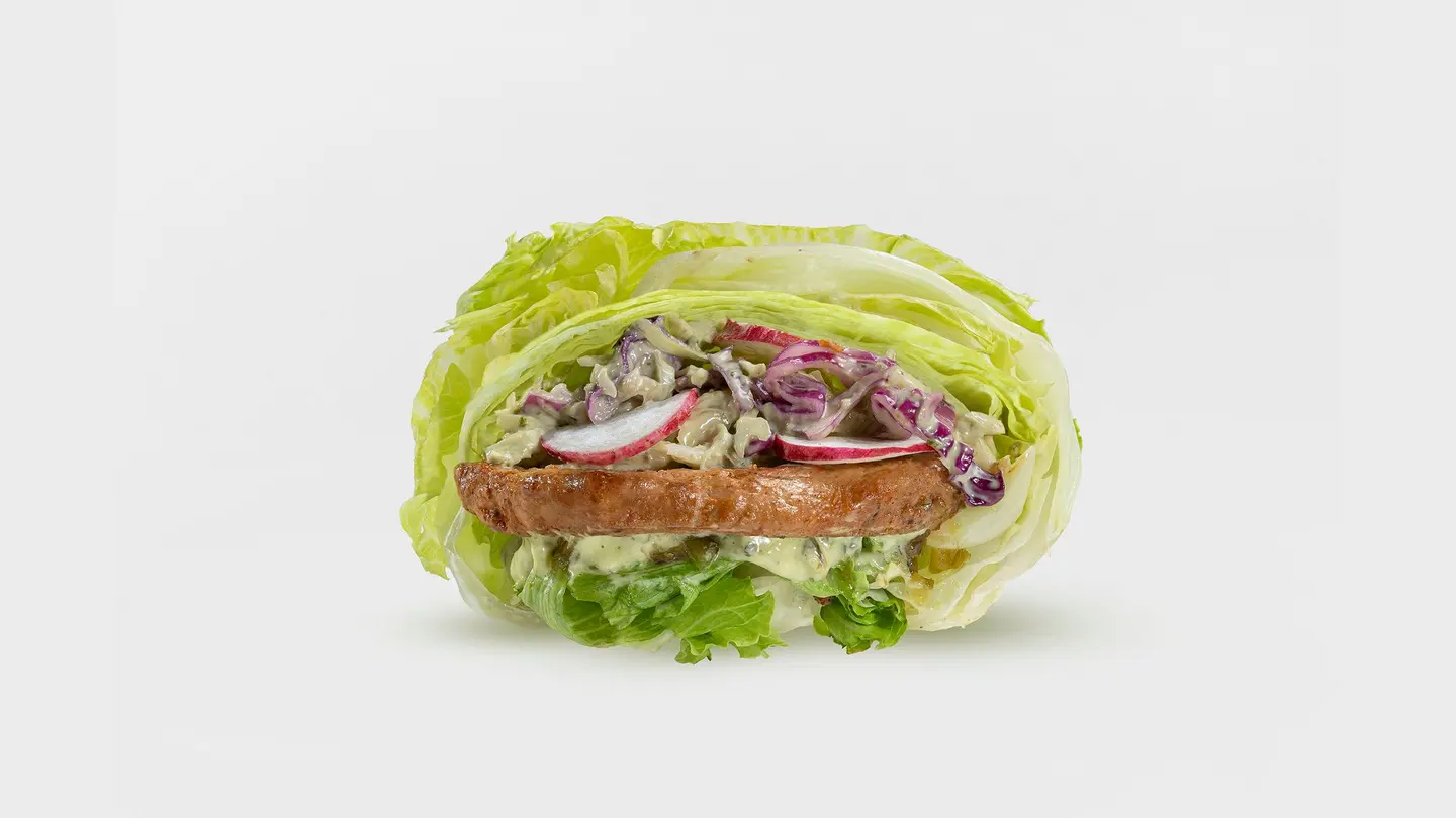 برجر خس الدجاج