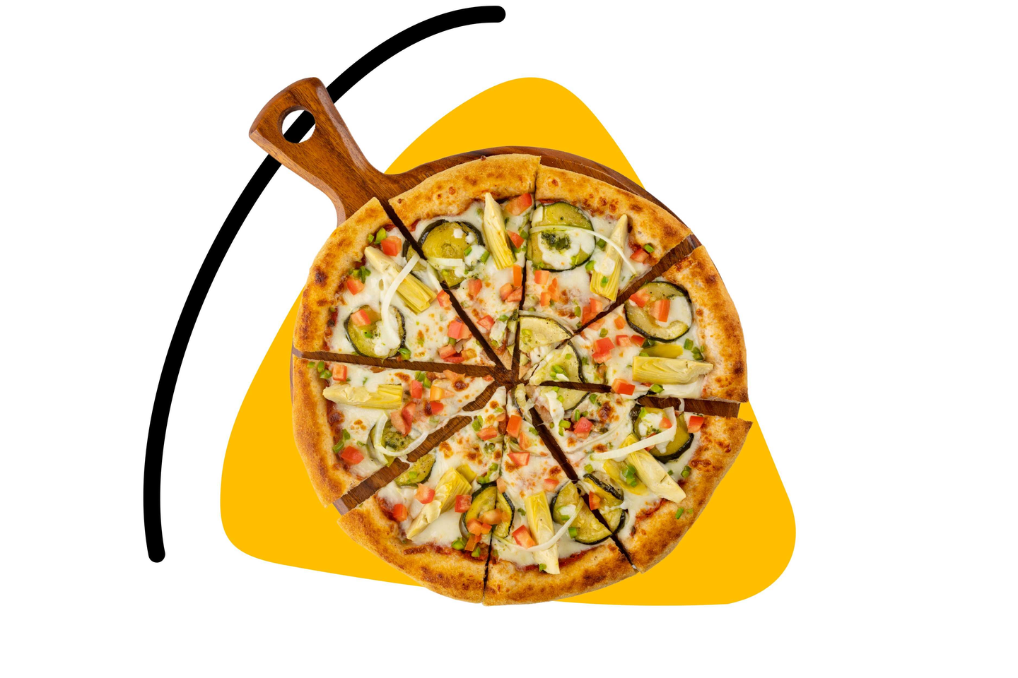 Garden Veggie Pizza Large