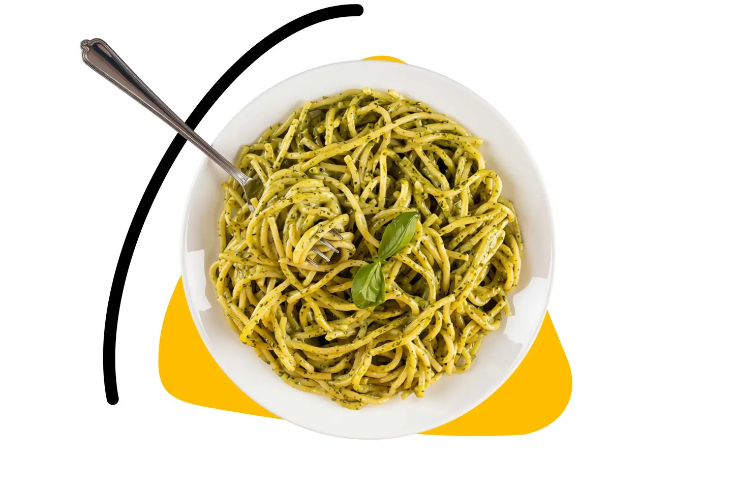 Creamy Pesto Spaghetti