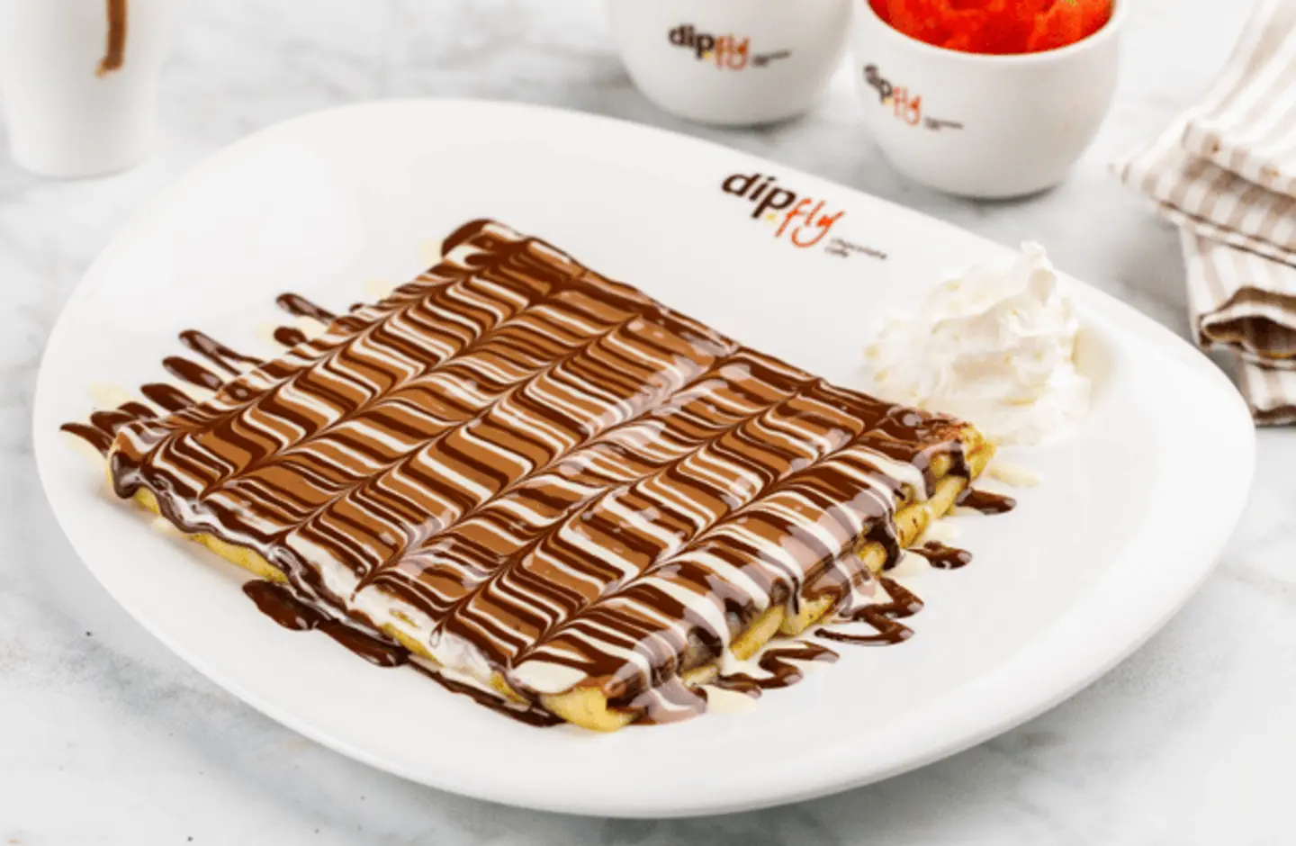 Triple Chocolate Crepe