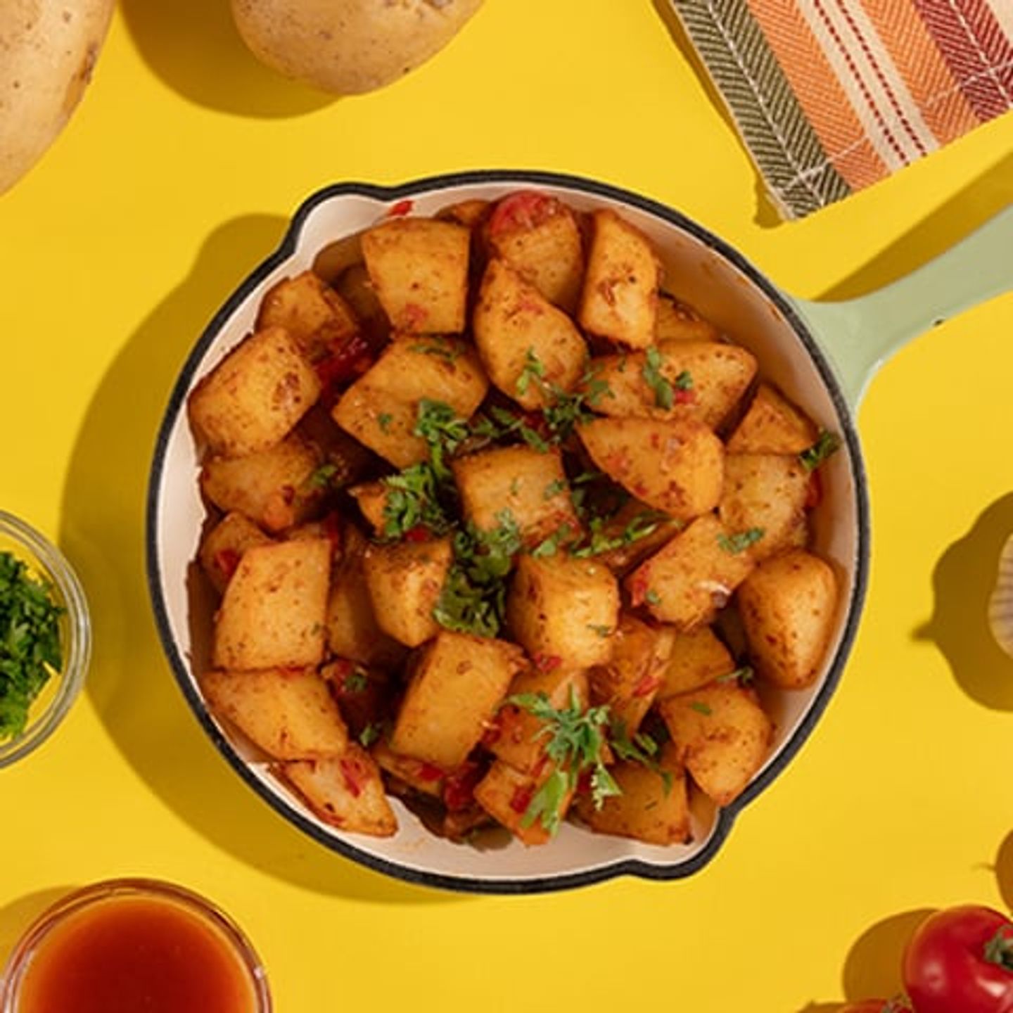 بطاطا حارة