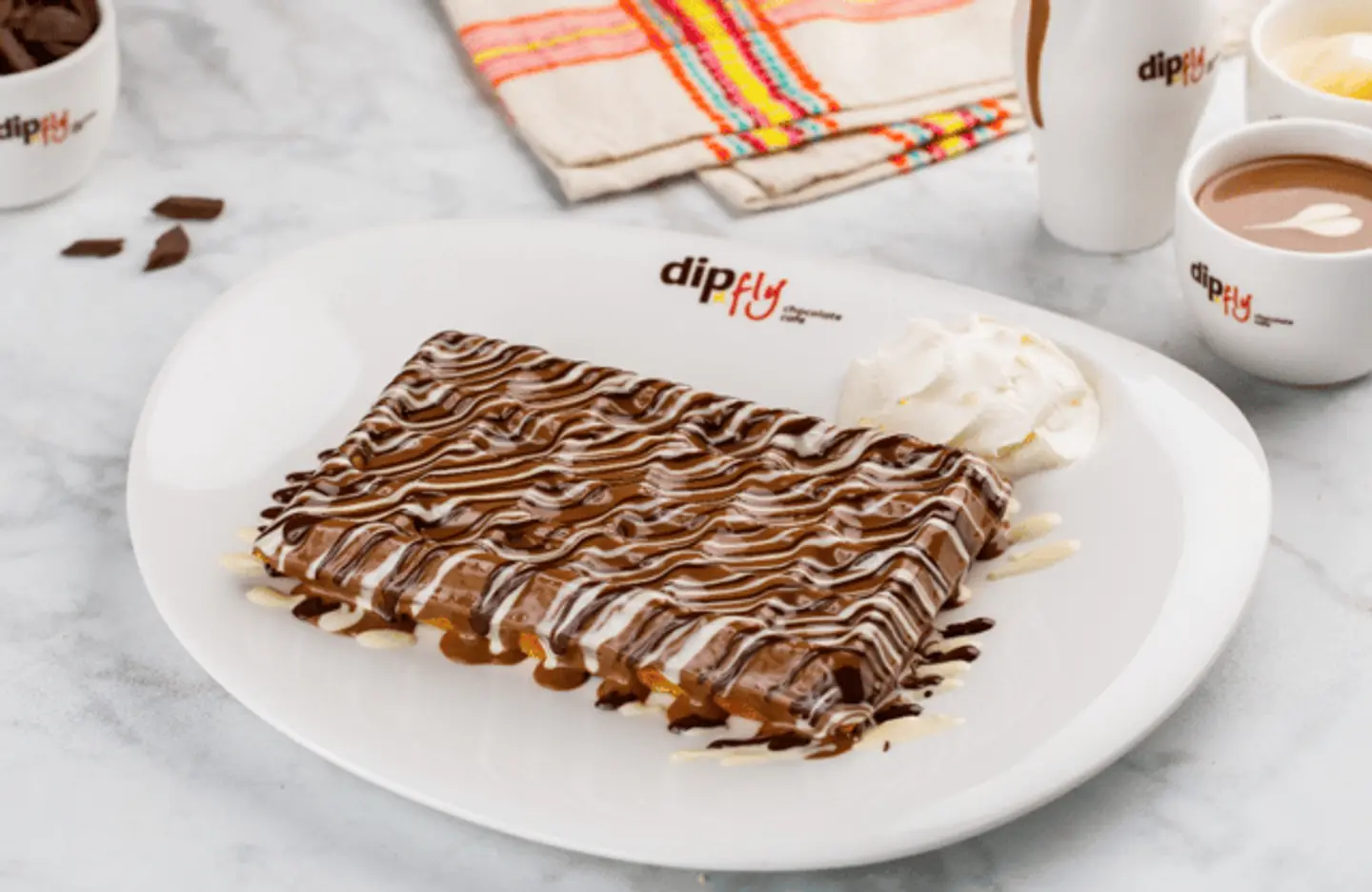 Triple Chocolate Waffle