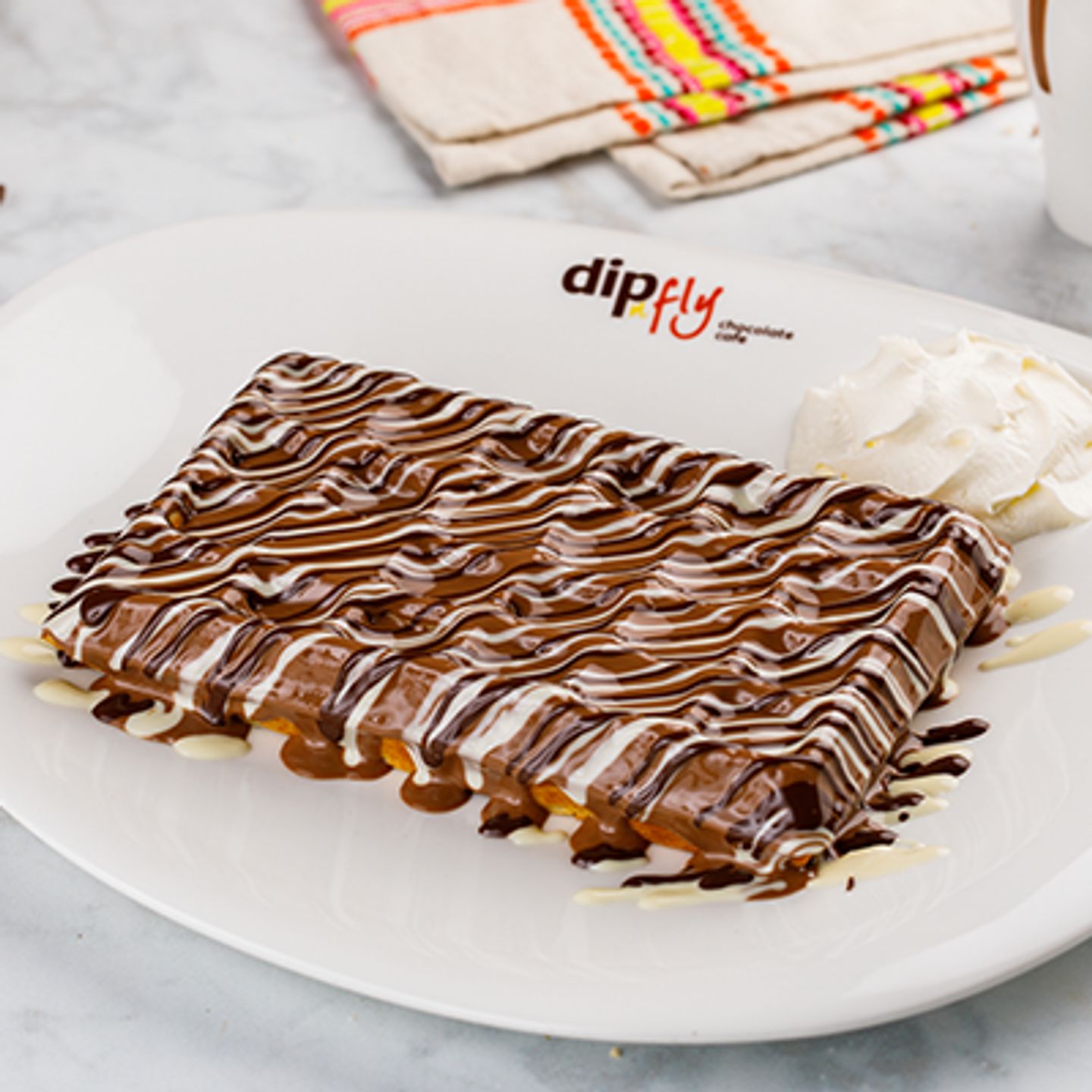 Triple Chocolate Waffle