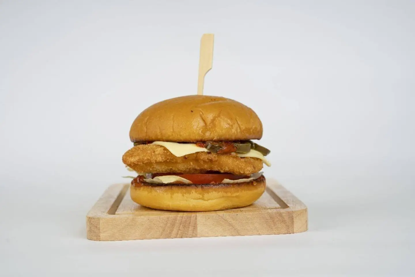 وجبة برجر دجاج