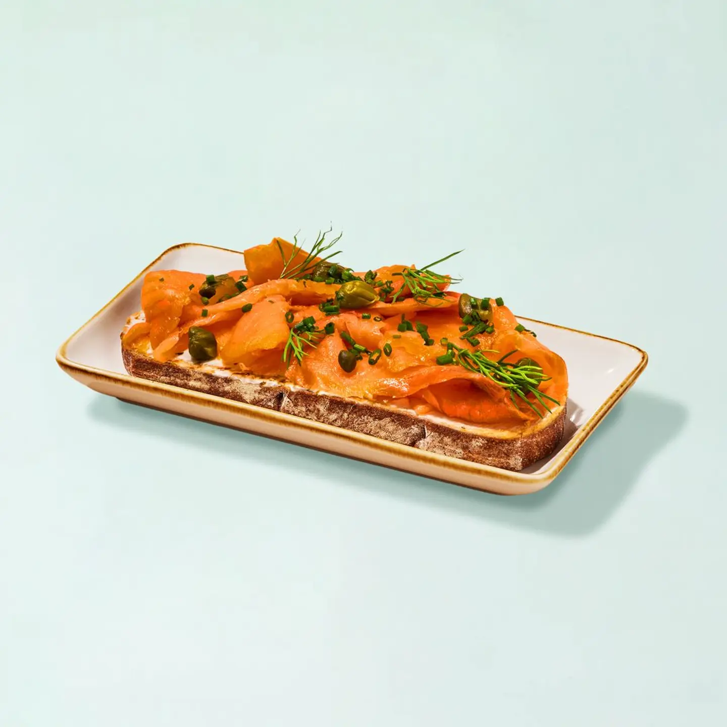 Salmon & Cream Cheese Toast