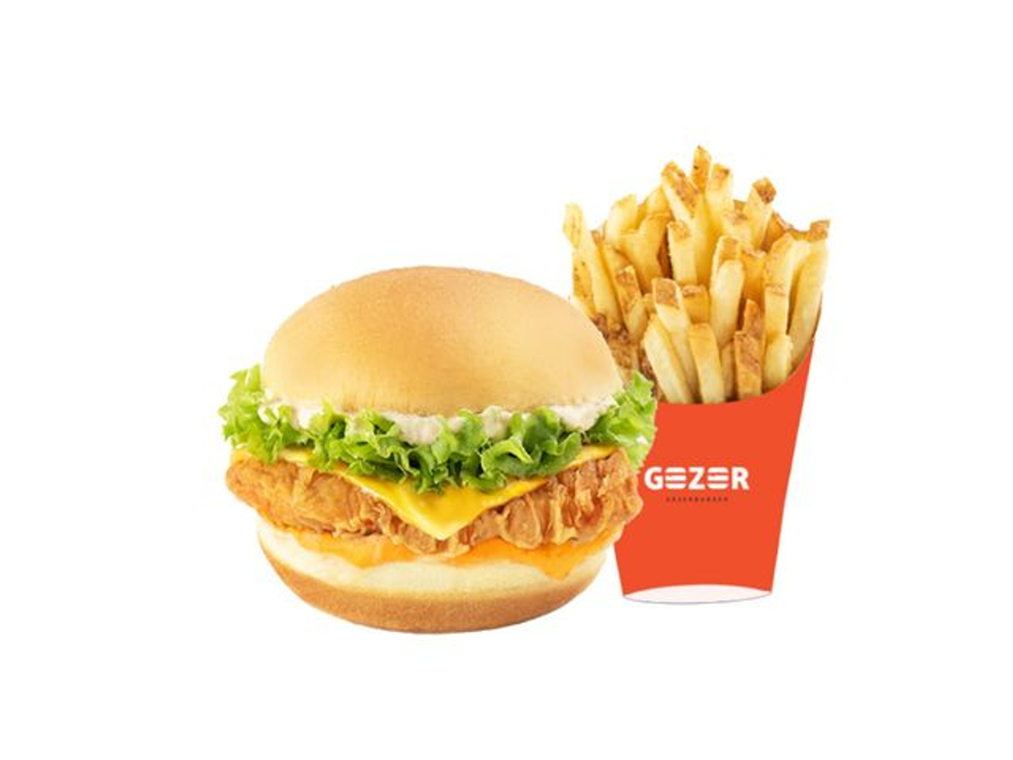 Fried Chicken With Fries