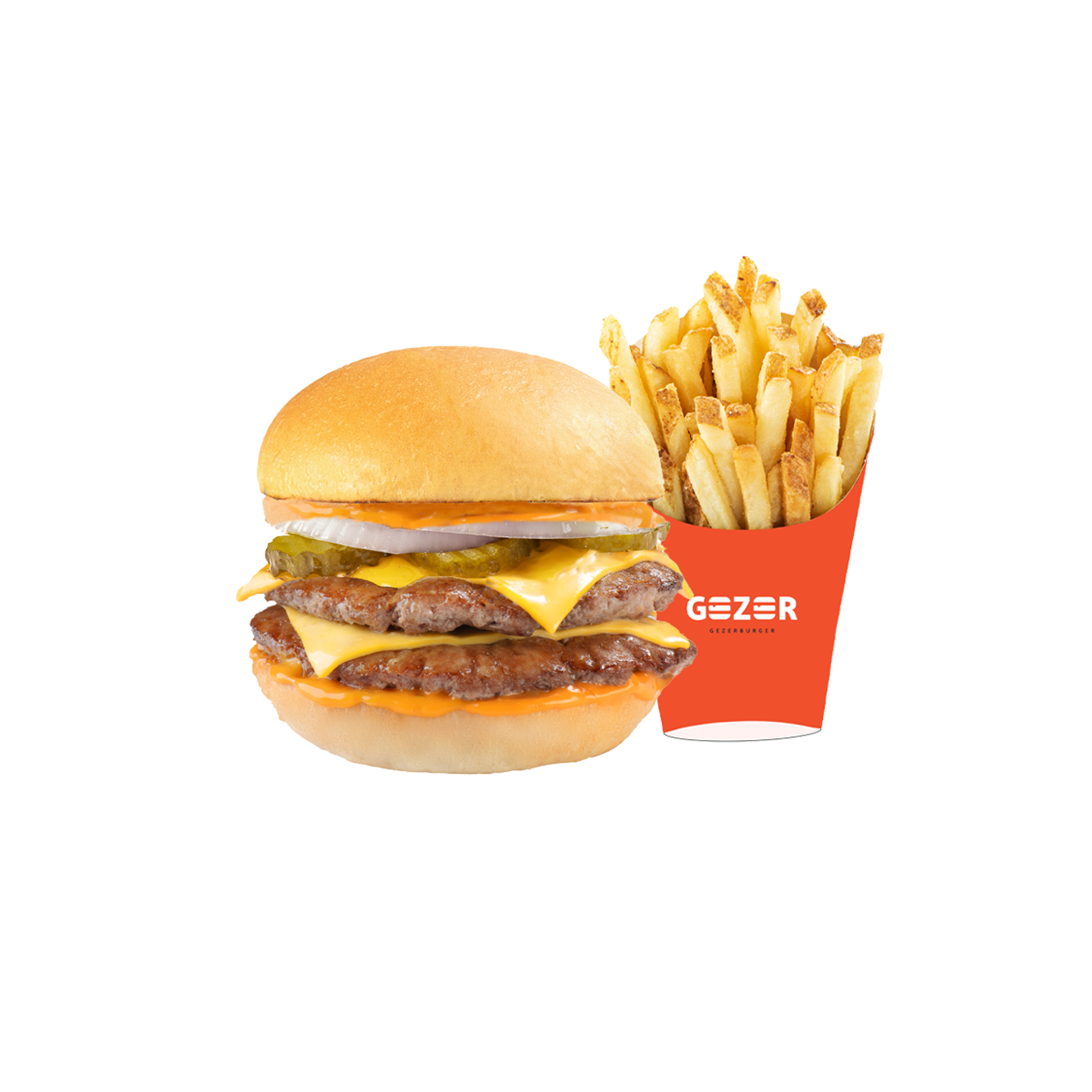 Double Classic With Fries
