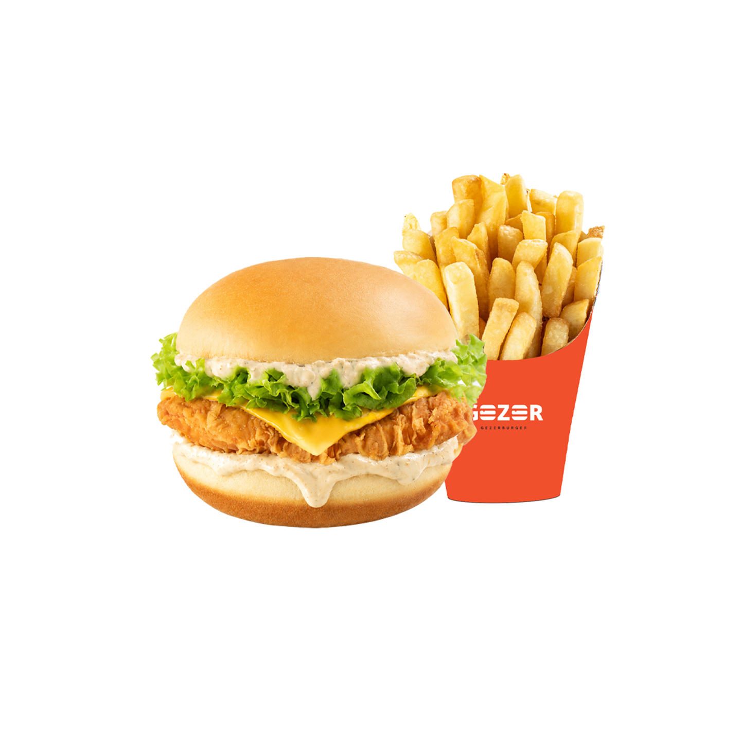 Fried Chicken With Fries
