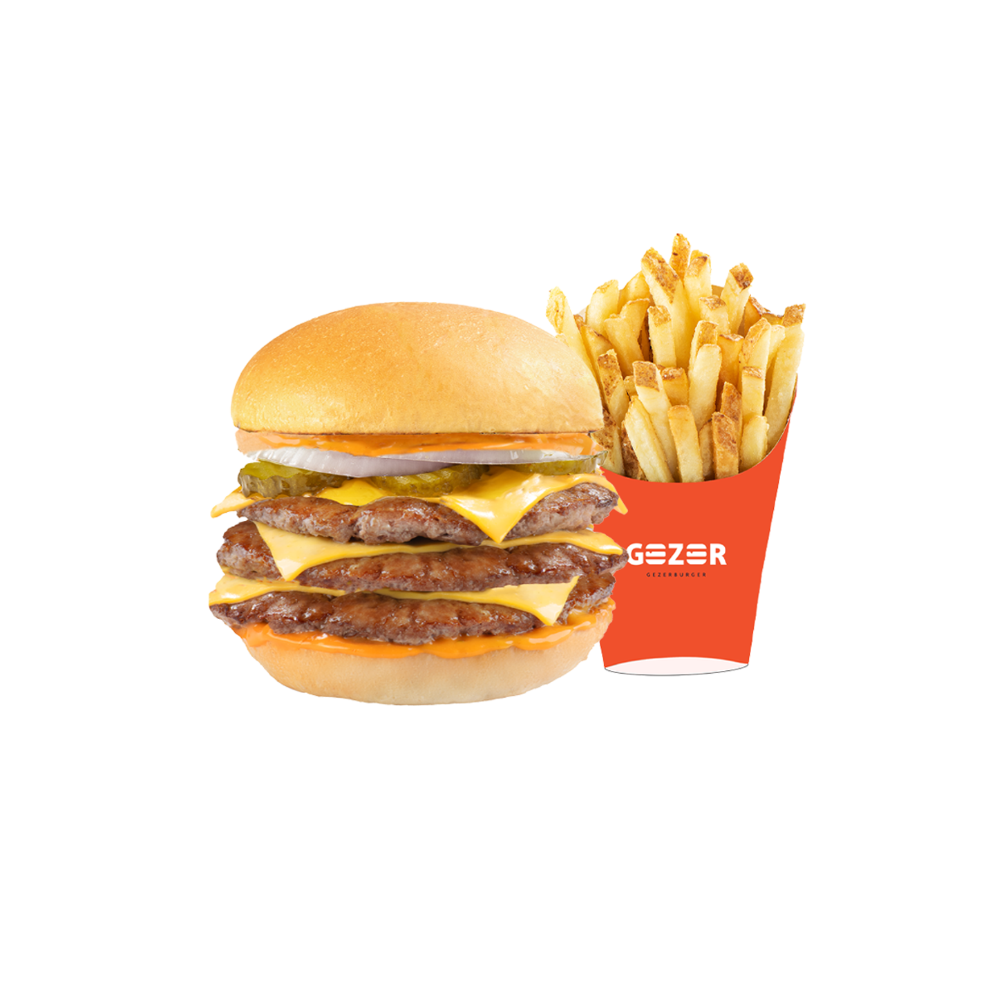 Triple Classic With Fries