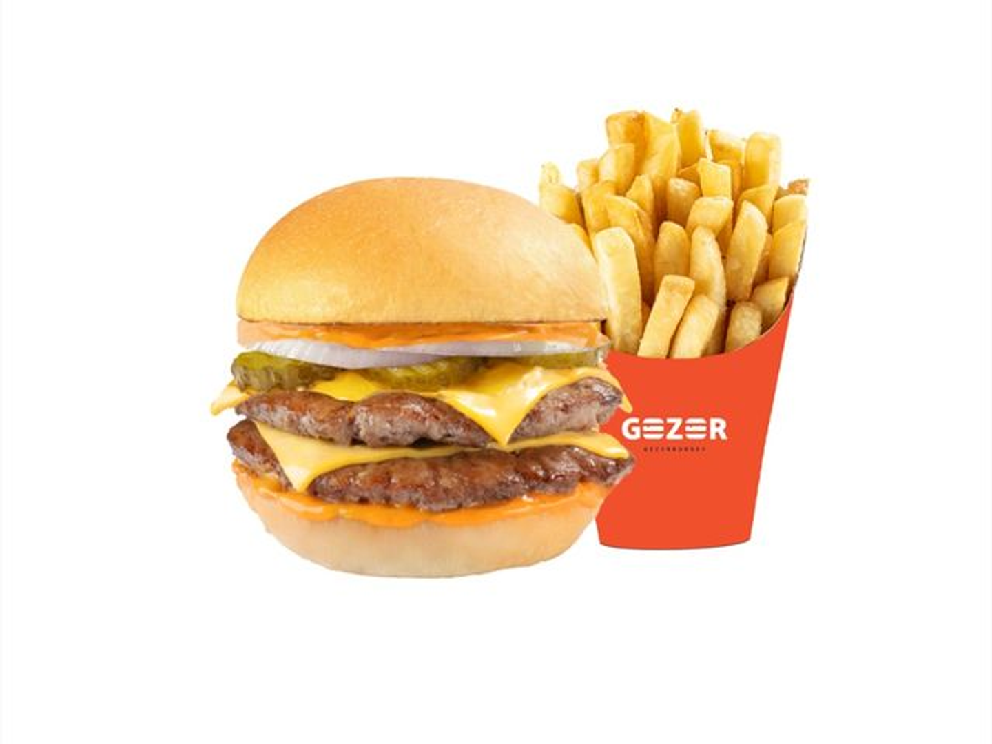 Double Classic With Fries