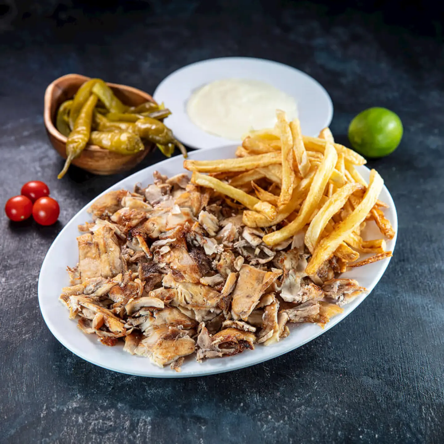 Plate Shawerma Chicken