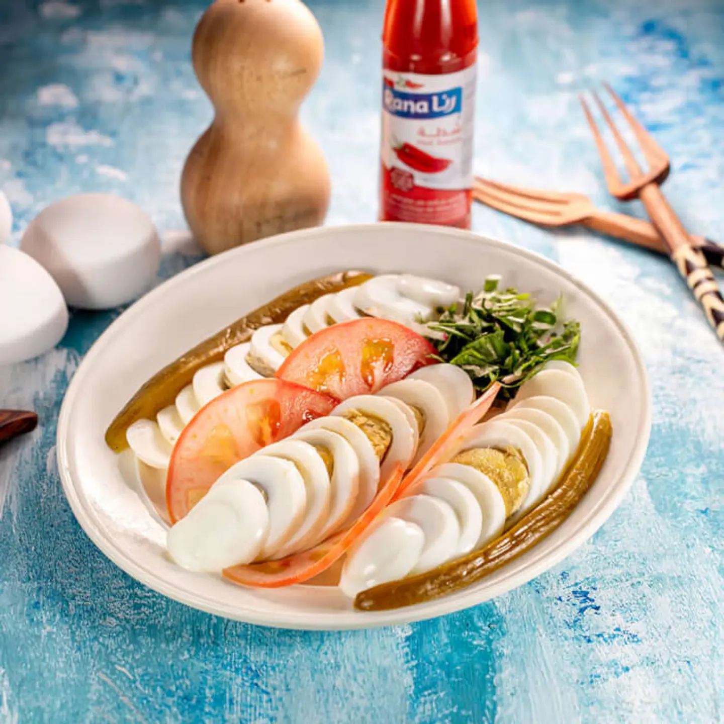 Plate Boiled Eggs