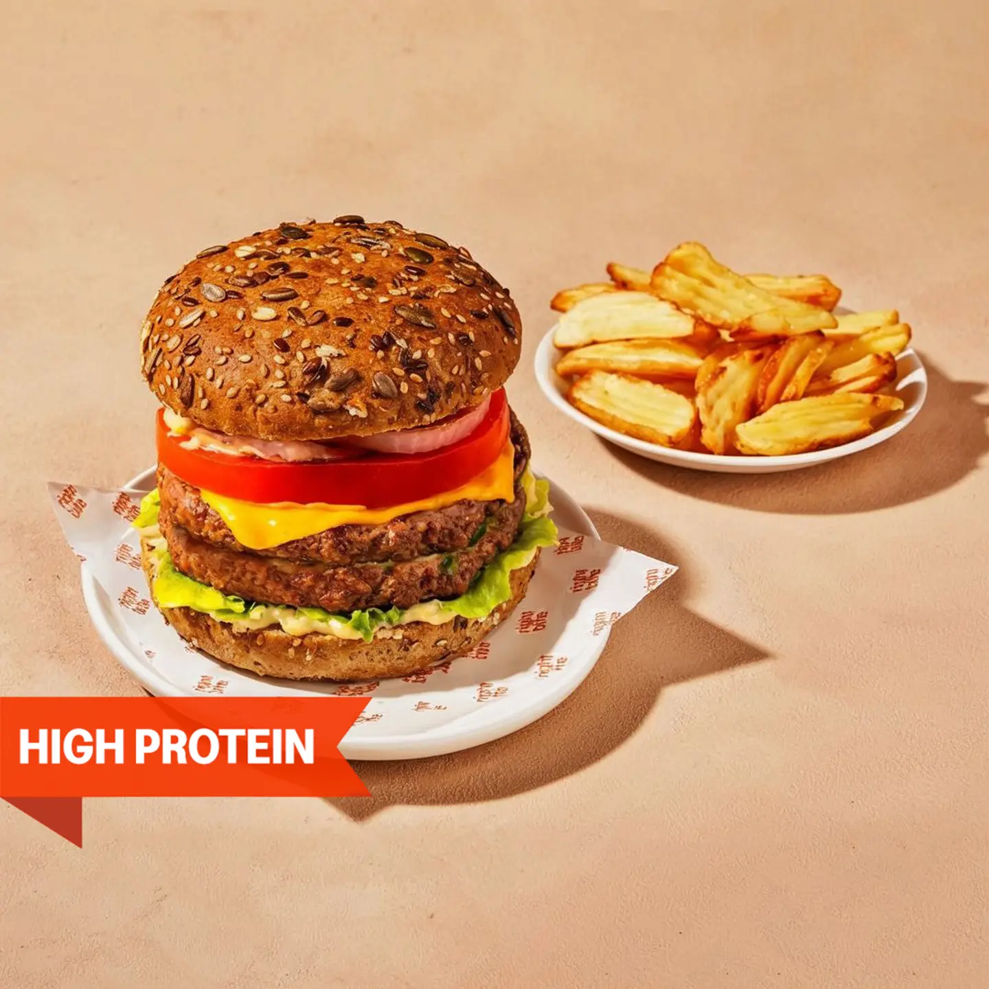 High Protein Classic Beef Burger