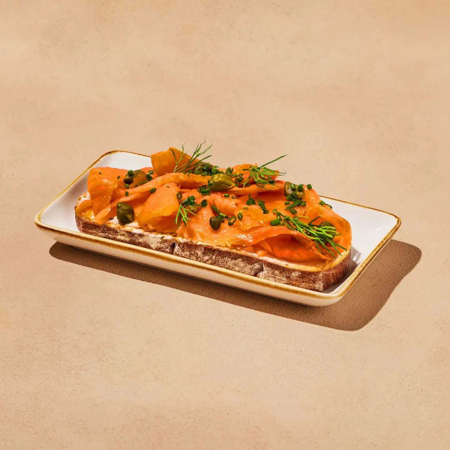 Salmon & Cream Cheese Toast