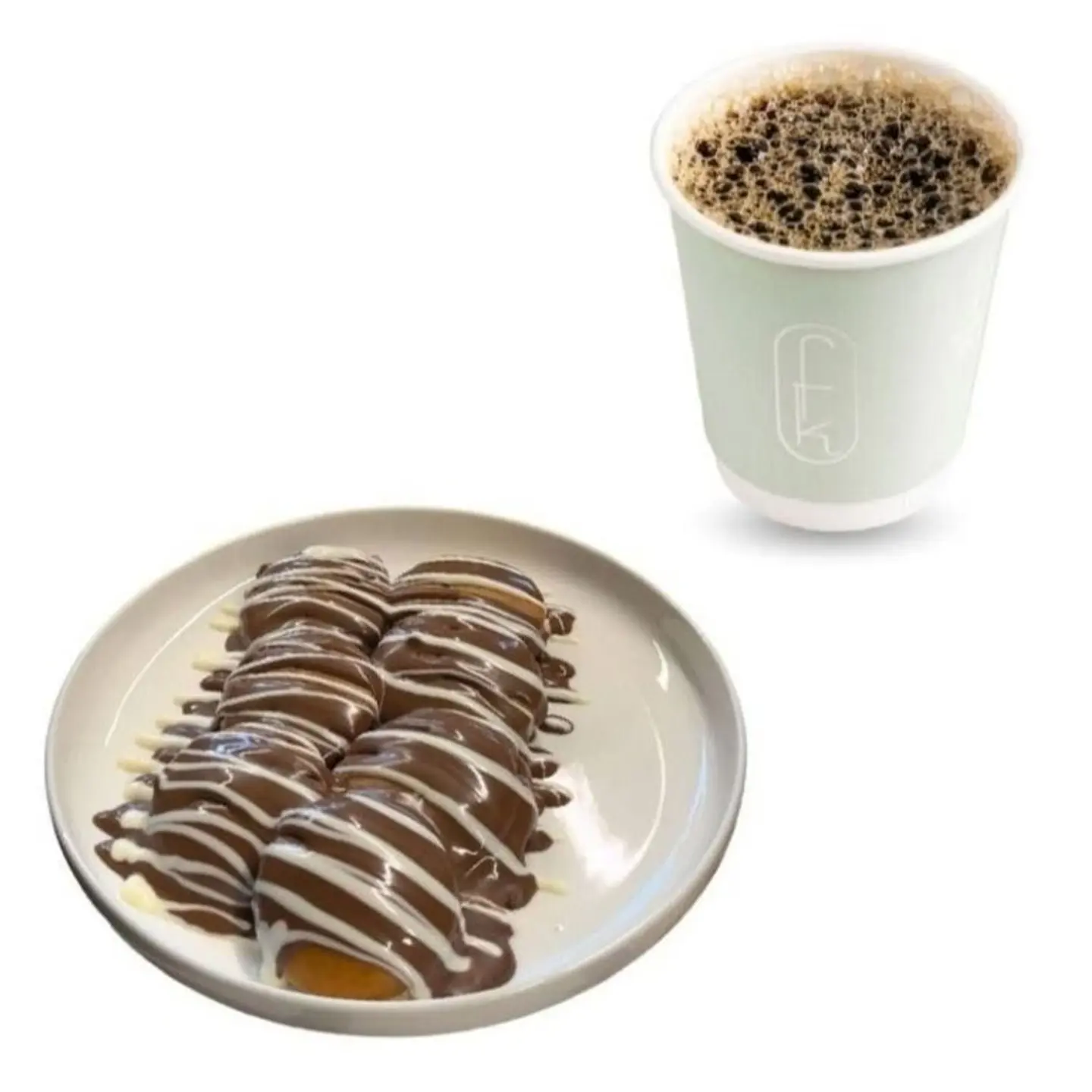 عرض قهوه اليوم مع بان كيك شيكولاته