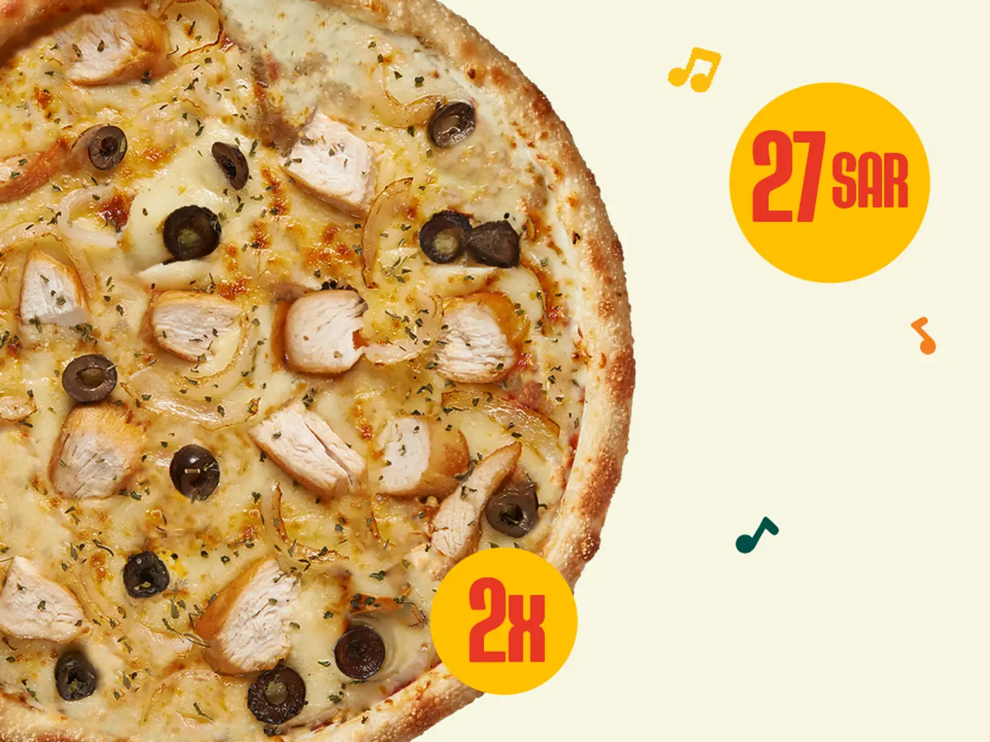 2 Medium Pizza Combo