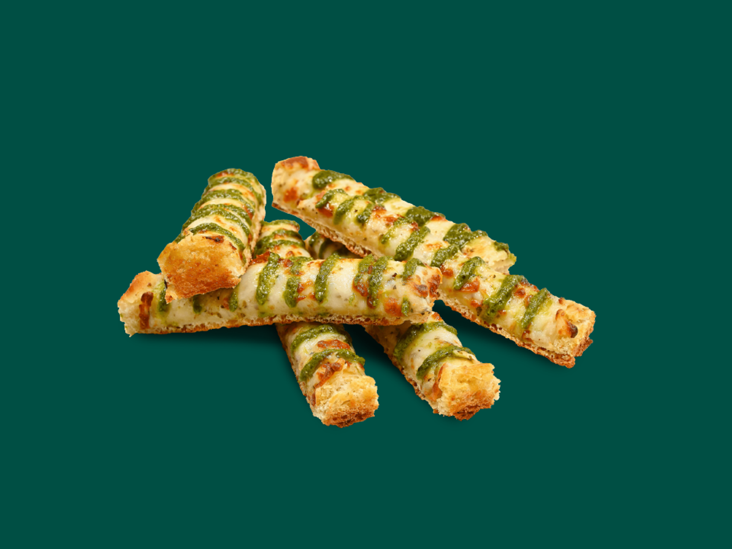 خبز بالبيستو والثوم