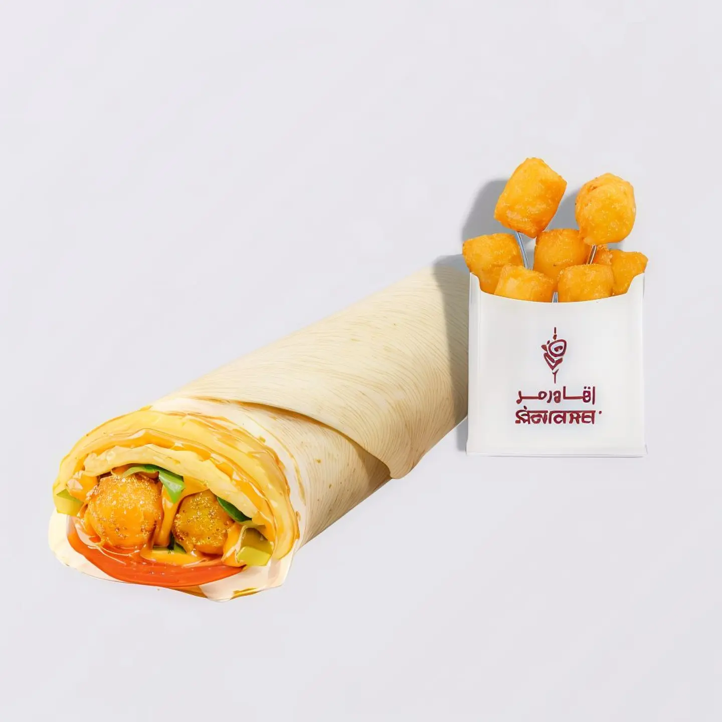 Egg Sarouk And Potato Pops