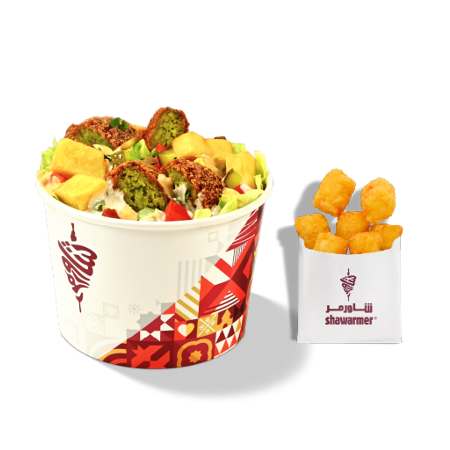 Falafel Raj Raj And Potato Pops