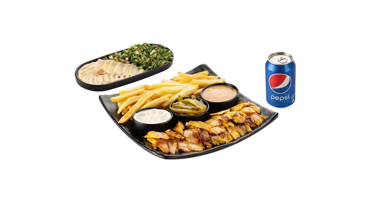 وجبة شاورما دجاج