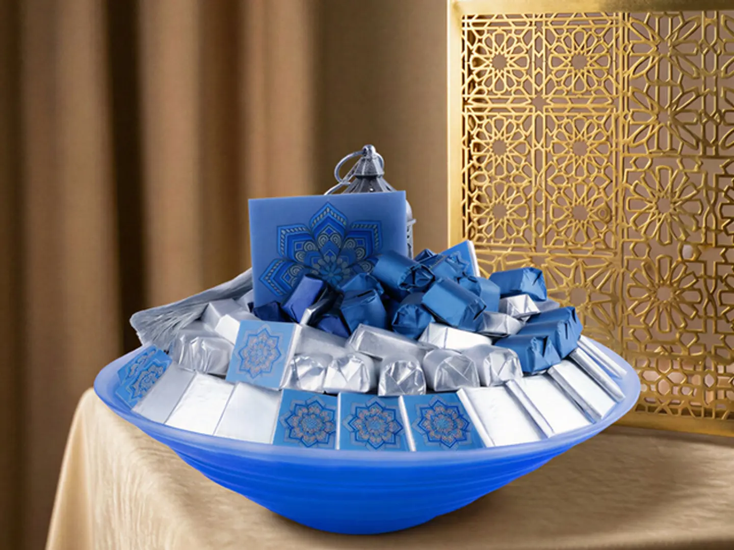 صينية شوكولا فضي رمضانيه