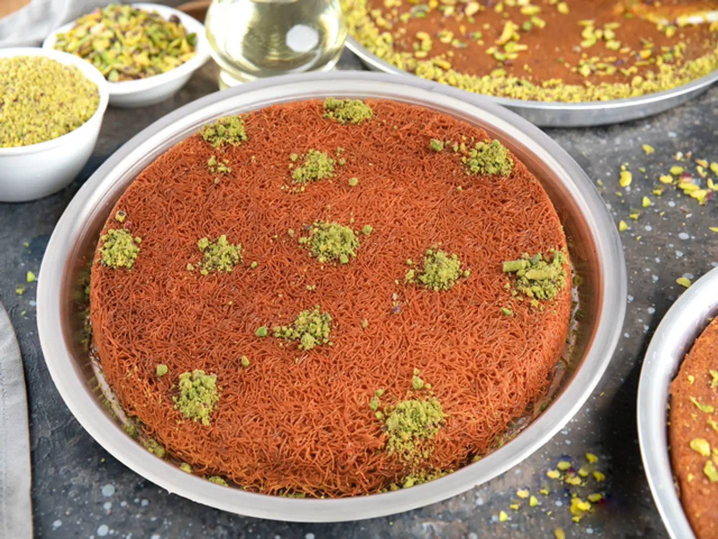 كنافة بين نارين خشنة قشطة نصف كيلو