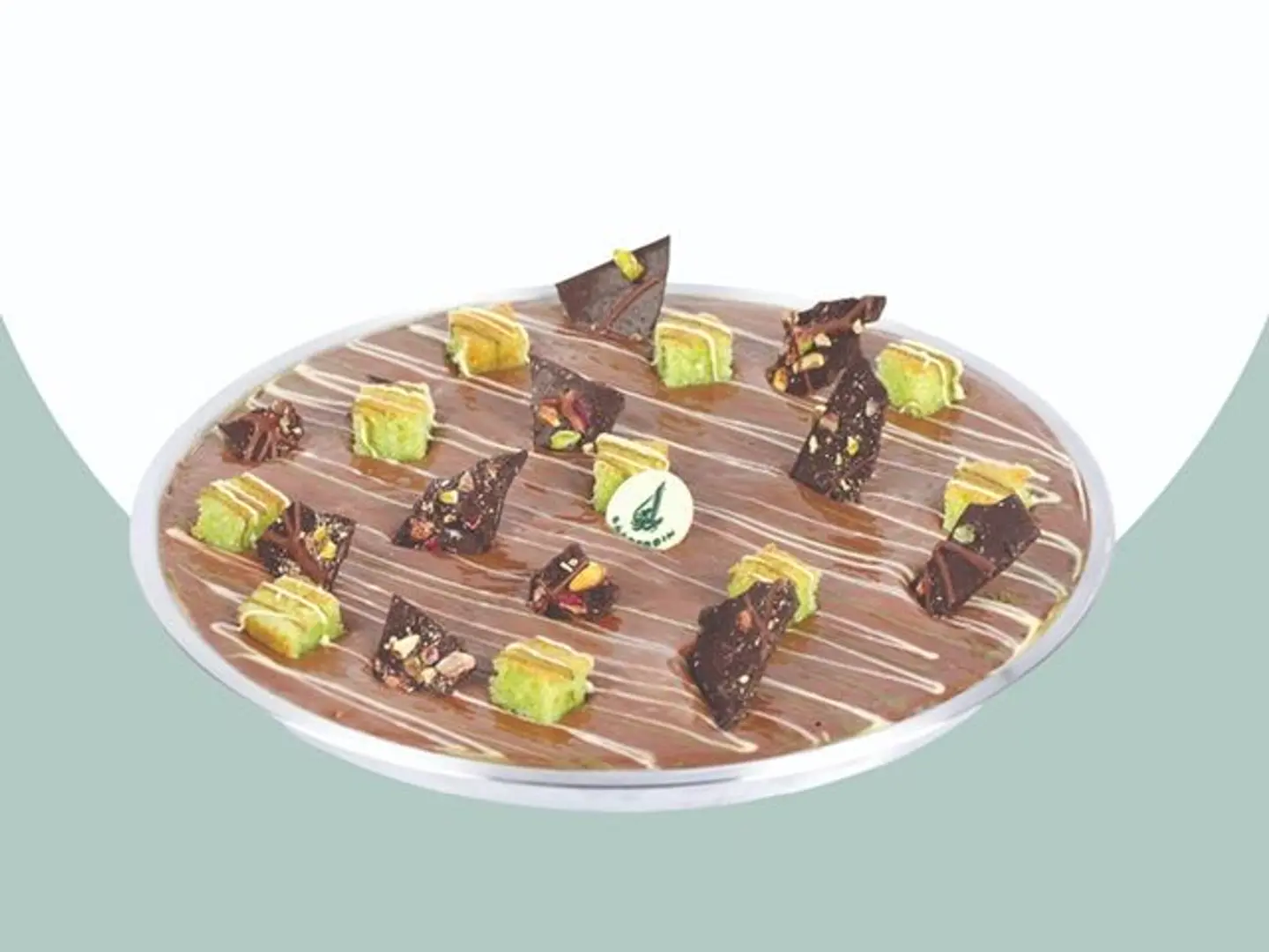 Choco Kunafa Plate