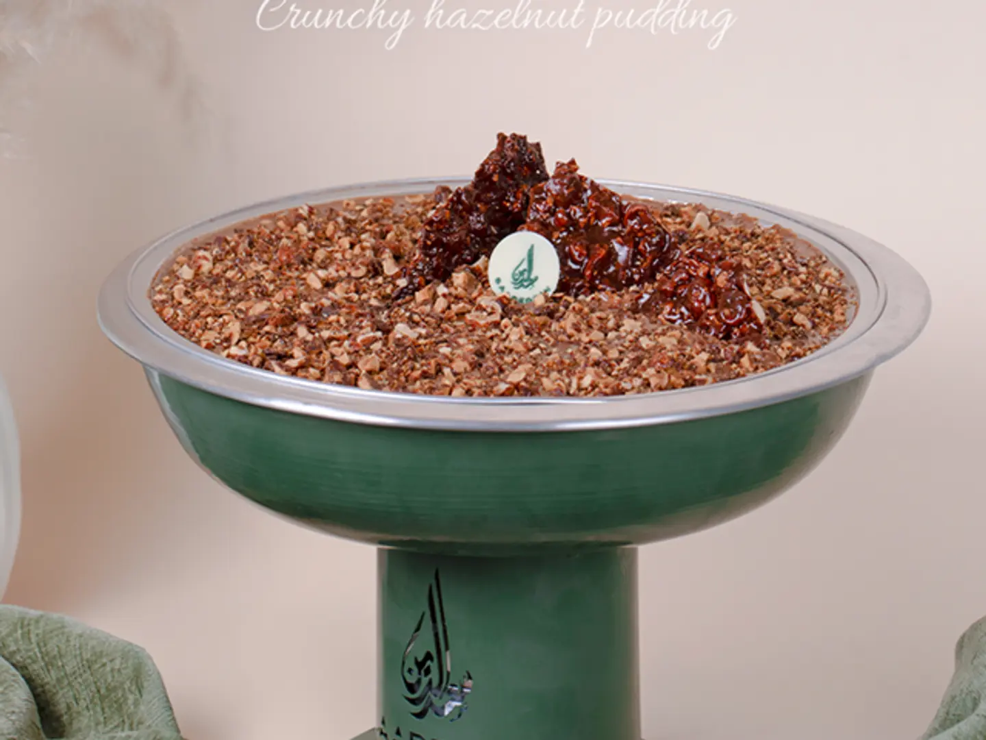 Crunchy Hazelnut Pudding