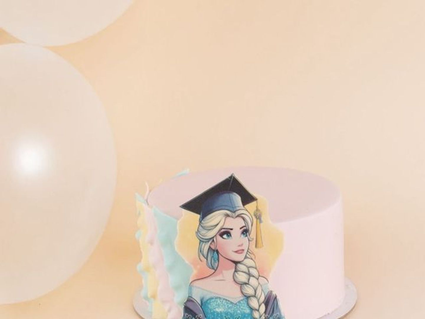 Frozen Graduation Cake Topper