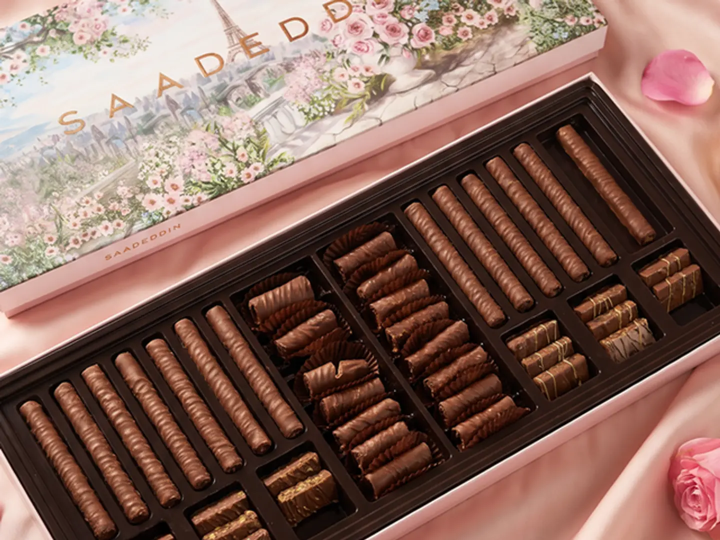 Crepe And Croquant Chocolate Box